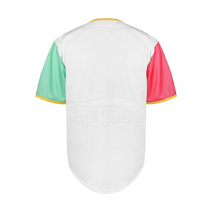 Pakistan Manufacturer Baseball Jersey Button <b>Down</b> Baseball Jersey Solid Color Baseball Jersey - Product Image 3