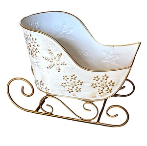 Trineo de metal galvanizado para decoración navideña hecho con tamaños personalizados con tamaños 7,5x11,5x4,5 pulgadas a precios baratos - Product Image 4