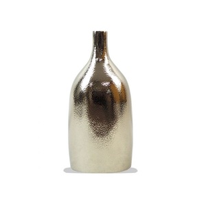 Jarrones de flores de lujo para Decoración de mesa de Hotel, maceta de Color dorado de la mejor calidad, jarrones FUNDIDOS DE ALUMINIO de tamaño personalizado, novedad - Product Image 6