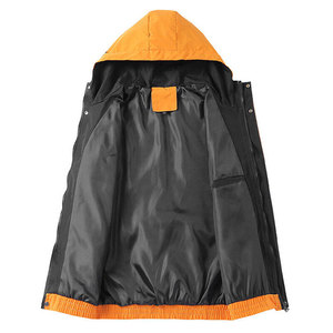 Blousons coupe-vent pour hommes très demandés, personnalisables, en toile respirante, à manches longues, avec fermeture éclair frontale et col montant - Product Image 5