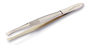 Pince à épiler en acier inoxydable T-09, outil de beauté pour l'application des ongles dans un ensemble de manucure, produit d'exportation - Product Image 4