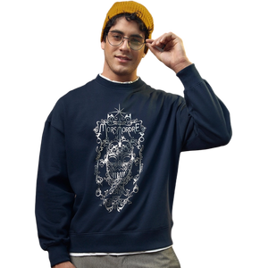 เสื้อสเวตเชิ้ตคอกลมผ้าฝ้าย 100% พิมพ์ลายโลโก้ตามสั่ง ทรงปกติสำหรับผู้ชาย ไซส์ XS ผ้าฟลีซสำหรับฤดูหนาว ลายพิมพ์แบบนูน 3 มิติ - Product Image 1