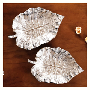 Plateau à feuilles direct d'usine Plateau décoratif de qualité supérieure pour cuisine contemporaine Vitrine de salle à manger de luxe de table et plateaux artistiques - Product Image 4