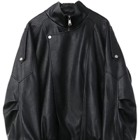 Veste en cuir PU pour femmes de haute qualité, vêtements de mode en gros, veste décontractée surdimensionnée pour femmes, personnalisable
