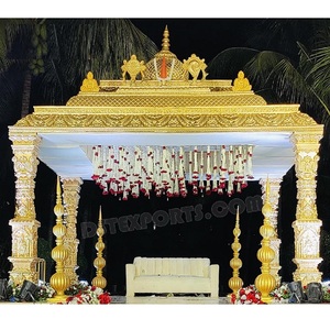Mandap Portátil Tradicional de Bajo Presupuesto para Bodas del Sur de la India, Gran Gopuram, Mandap para Kalyanam Tamiliano, Perth - Product Image 1