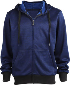 High Quality Men's Autumn <b>Full</b> <b>Zip</b> Hoodie <b>Sweatshirt</b> 100% Cotton Plain Dyed Lightweight Breathable Eco-Friendly Active - Product Image 5