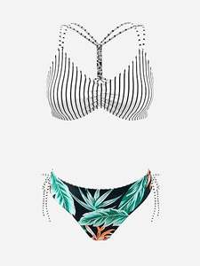 Traje de baño sexy para mujer, conjunto de bikini de dos piezas, tela de secado rápido OEM, venta al por mayor, perfecto para boutiques de moda de trajes de baño en todo el mundo - Product Image 5