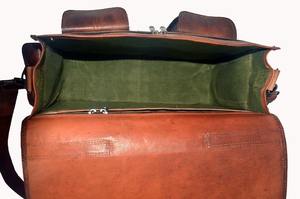 <b>Leather</b> <b>Bag</b> Men <b>Leather</b> Messenger <b>Laptop</b> Computer Satchel Shoulder Handmade <b>Bag</b> - Product Image 5