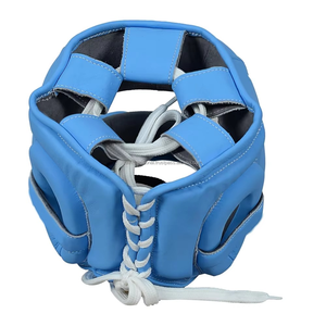 Protège-tête en cuir véritable de haute qualité, best-seller, pour enfants et adultes, entraînement MMA, kickboxing, Muay Thai, karaté, taekwondo, boxe - Product Image 4