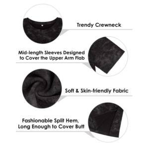 T-shirt décontracté épais et surdimensionné pour femmes avec logo personnalisé Tops d'été respirants pour filles - Product Image 4