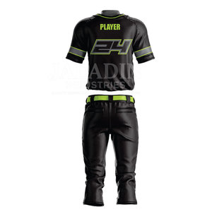 Uniforme de Béisbol 2025 con Diseño Moderno, Liso o Estampado, 100% Poliéster, Antibacterial, de Secado Rápido y Transpirable, Personalizable para Equipos Masculinos - Product Image 4