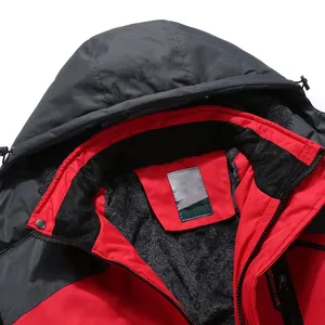 Wholesale Men's <b>Waterproof</b> Breathable Thick Ski Jackets Windproof Mountain Shell Zipper <b>Winter</b> Outdoor <b>Coat</b> for Snowboarding - Product Image 6