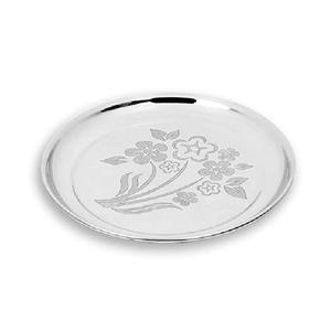 Assiettes à riz jetables en acier, forme classique peinte à la main, pour les occasions de mariage, fabriquées avec des matériaux de la plus haute qualité - Product Image 3