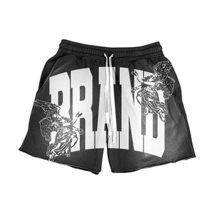 Hot Sale Premium Quality 2 Piece Jogger Set Custom With Heavyweight Acid Wash T-Shirt <strong>Men</strong> Track Set 2 Piece T-shirt Short Set