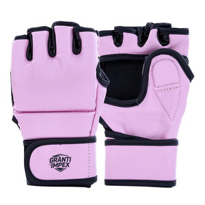 Premium Quality Leather MMA Gloves for Training Kickboxing Outdoor Sports Durable Wrist Support Half Finger/Fingerless - Product Image 1