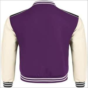 Custom Vintage Bomber chaqueta de cuero para los hombres Unisex Super bordado Logo CollegeBaseballjacket para los hombres - Product Image 5