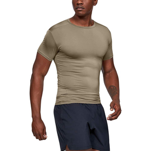 Camiseta deportiva de manga corta para hombre, camiseta de manga raglán personalizada para gimnasio - Product Image 1