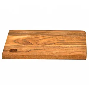 Tabla de Cortar de Madera de Acacia Natural para Uso en la Cocina, Plato de Madera para Cortar Verduras, Frutas, Queso o Servir al Mejor Precio - Product Image 4