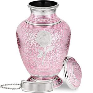 Urna conmemorativa de Metal para cremación, urna funeraria para cenizas de hombres y mujeres adultos, almacenamiento de cenizas humanos - Product Image 5