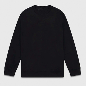 Sweat-shirt à col rond pour homme en gros - 100 % coton, pull tricoté décontracté pour l'hiver, idéal pour le sport et la détente, personnalisable - Product Image 2