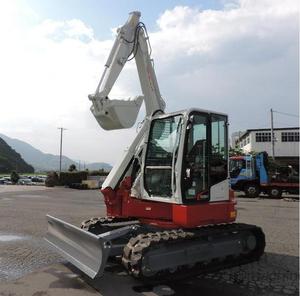Takeuchi TB280FR Crawler Excavator 8.5T Capacities Laidong Engine Motor Pump-<b>Side</b>-to-<b>Side</b> Full Rotation Capabilities Hitachi - Product Image 1