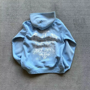 Premium personalizado en blanco de gran tamaño sudadera pulóver 100% algodón gota hombro pesado sudaderas con capucha hombres para impresión personalizar Color - Product Image 6