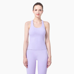 Camiseta Deportiva de Algodón para Mujer, Premium OEM, Transpirable, de Secado Rápido, Ecológica, Ligera, para Fitness, Yoga y Entrenamiento, sin Mangas - Product Image 4