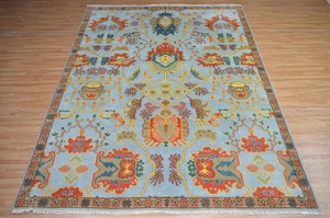 Alfombras antiguas de lana anudadas a mano de 8x14, juegos de alfombras tejidas para el hogar rezando multicolor, precios bajos para alfombras de sala de estar - Product Image 5