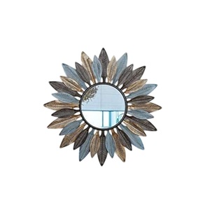 Miroir mural floral de décoration de mariage moderne pour la maison miroir mural en métal de la plus grande qualité art mural pour Offre Spéciale - Product Image 5