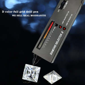 Diamant Moissanite Certifié D VVS1 en taille princesse, produit en vrac - Product Image 2