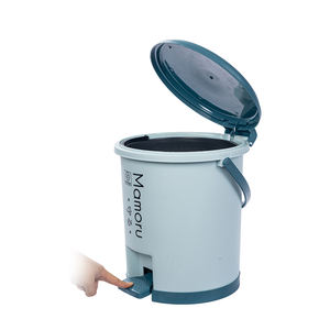 Cubo de Basura Redondo con Pedal Hokori de 6L - Cubo de Cocina de Plástico PP de Alta Calidad para Uso Doméstico Moderno - Product Image 5