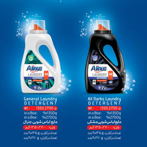 Détergent à lessive Alinus Eco-Friendly Odour Guard 1350g 22 Charges Gel Jetable pour Vêtements 15-30% Ingrédients Actifs - Product Image 1