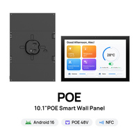 Panel de Control de Habitaciones de Hotel Android de 10.1 Pulgadas con NFC Frontal, PoE, 4G LTE, WiFi, Tablet PC de Pared, ODM