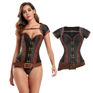 High Quality Wholesale Corset Bustier Fajas Boned Shaper Colombian Waist Cincher Adjustable Women Latex Waist Trainer 9 Steel