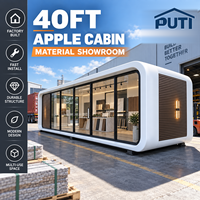 Fabricant Direct - Maison Capsule Apple de 20 pieds - Bâtiment Modulaire Préfabriqué de Luxe pour Café, Showroom