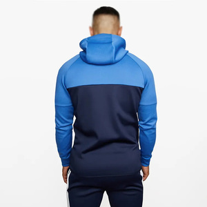 Vêtements de sport d'hiver personnalisés pour hommes, survêtement uni 100% coton, coupe-vent, respirant, ensemble de sport - Product Image 2