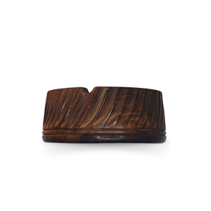 <b>Vintage</b> Wooden <b>Ashtray</b> for Home & Office Round Brown Premium Natural Wood Tabletop <b>Ashtray</b> for Living Room & Balcony - Product Image 6