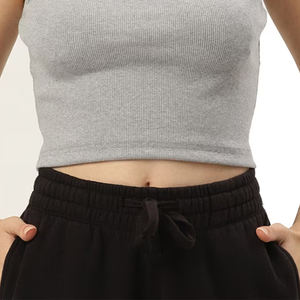 Bottom Deep Neck Slim Fit Women Full Sleeve Crop Top Unique Look Trendy <b>Outfit</b> Basic Women Full Sleeve Crop Top T Shirt - Product Image 6