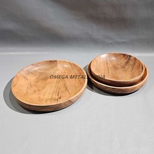 Bandeja de madera de acacia hecha a mano con textura de grano natural Diseño elegante Fábrica al por mayor para acentos de decoración del hogar de cocina elegante - Product Image 2