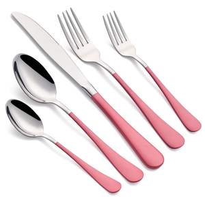 <b>Vintage</b> Dinnerware Customized Premium Restaurant <b>Cutlery</b> 304 Stainless Steel Gold Flatware Set for Home - Product Image 6