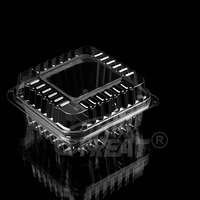 Biologisch Afbreekbaar Suikerriet Pla Verpakking Wegwerp Voedsel Opslag Druivencontainer Fruit Clamshell Boxes Plastic Bakjes