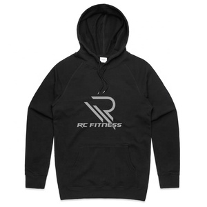 Sweat à capuche surdimensionné en molleton brodé en coton 100% personnalisé multicolores pour hommes, lavage à l'acide, épaules tombantes - Product Image 3