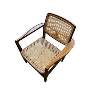 Silla de Comedor Moderna Minimalista Ecológica y Duradera de Ratán y Madera de Teca para Comedores, Hoteles y Restaurantes - Product Image 4