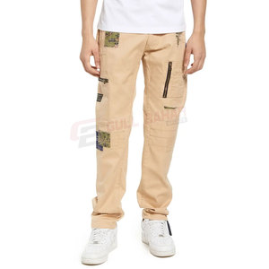 กางเกงทำงานกลางของผู้ชายกางเกงวอร์มผ้าฝ้ายแบบลำลองสำหรับกีฬากลางแจ้งผ้าแคนวาสแบบตรงขายดีที่สุด - Product Image 1