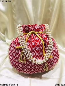 Cadeau de soirée Potli Batua Bag Sacs de soirée élégants et élégants - Product Image 3