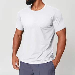 Camiseta de Compresión Profesional con Logotipo Personalizado, Manga Corta, para Hombre, Talla Grande, para Gimnasio, Transpirable, para Correr, de Secado Rápido - Product Image 3
