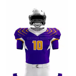 Kit de uniforme de fútbol americano con tela de primera calidad y costuras fuertes - Product Image 4