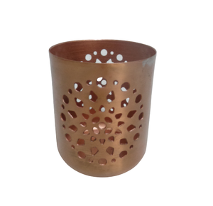 Nouveau bougeoir décoratif carré de l'avent en aluminium bougeoir fini en marbre pour noël et décor de table - Product Image 4