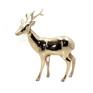 เรนเดียร์อลูมิเนียมสำเร็จรูปสีทองสำหรับตกแต่งโต๊ะในบ้านและวันหยุดคริสต์มาสทำด้วยมือปรับแต่งจำนวนมาก - Product Image 1