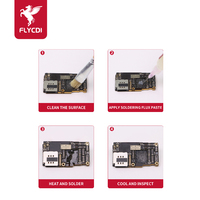 FLYCDI Pâte de flux de soudure sans plomb pour l'électronique de précision et les circuits imprimés Flux de soudage à souder